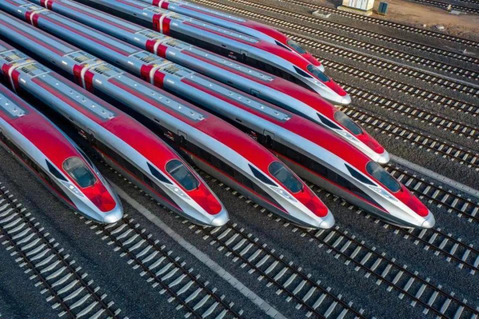 ?雅萬高鐵動車組。中國中車供圖。