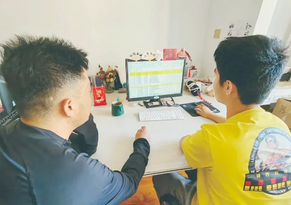 一起上課的畫面。北京航空航天大學(xué)供圖